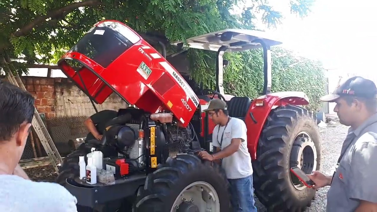 Entrega técnica trator MF 4307 - Parte 2