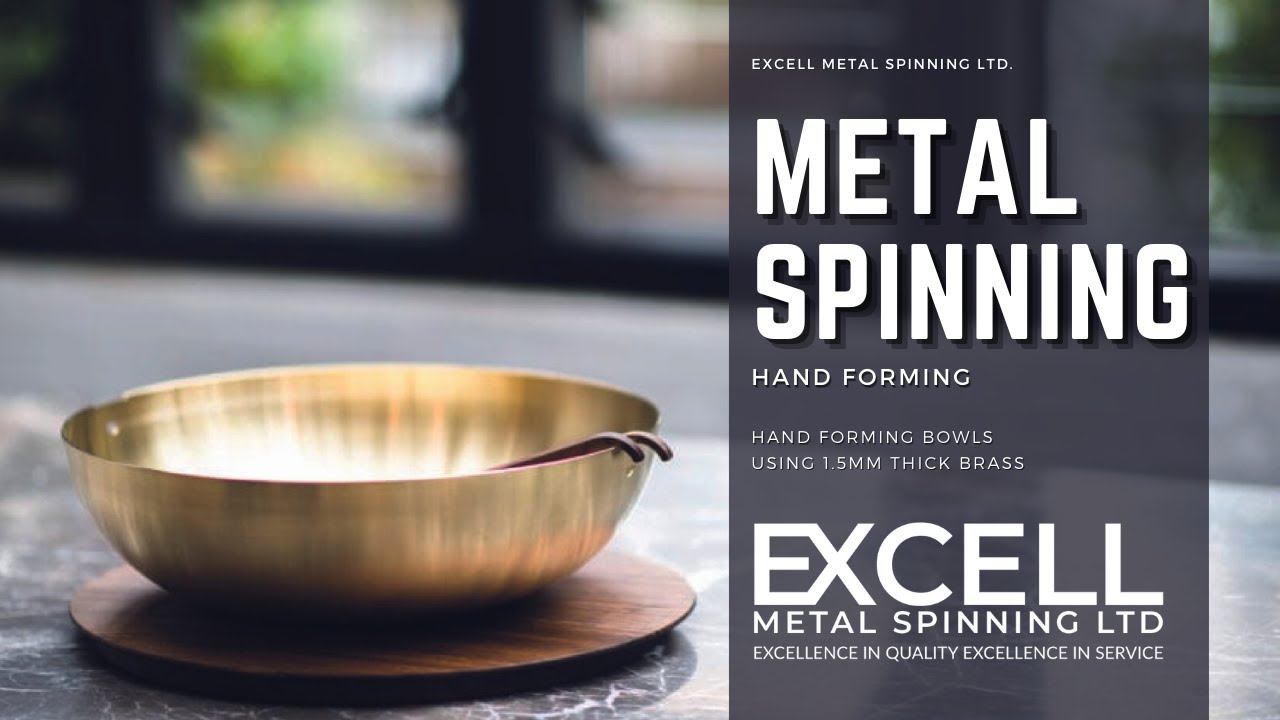 Metal Spinning Brass Bowls - In Under 10 Minutes