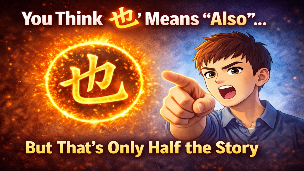 You Think 也 Means “Also”? But That’s Only Half the Story