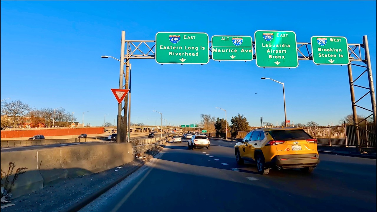 4K NYC Driving Tour | Woodside, Queens to Manhattan & Return