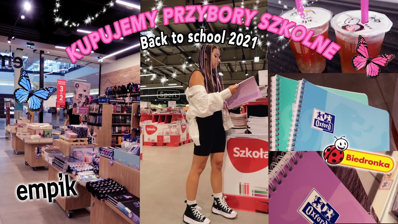 BACK TO SCHOOL 2021 KUPUJEMY PRZYBORY SZKOLNE!!🖍📕 EMPIK BIEDRONKA PEPCO E.Leclerc