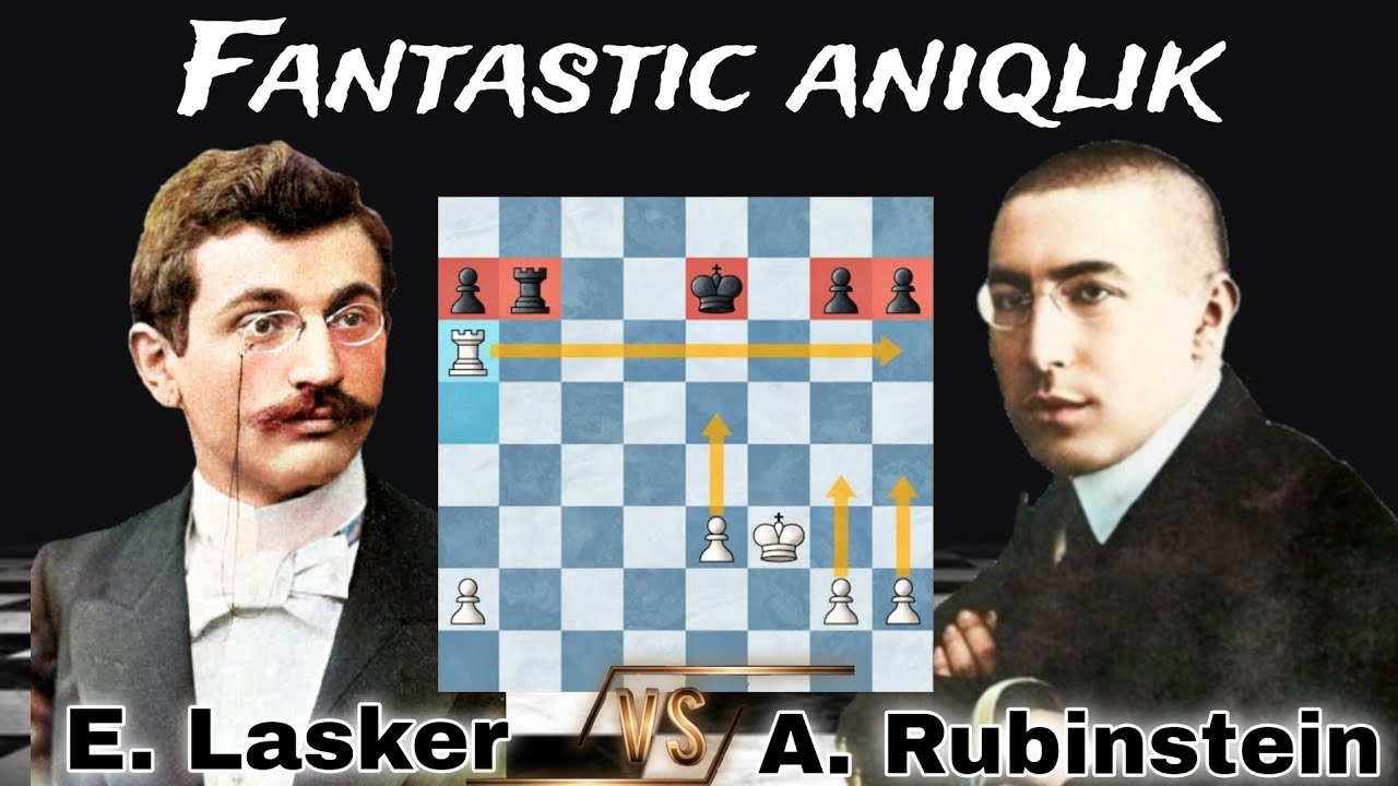 Ikki shaxmat daholar Janggi ⚔️ | Lasker vs Rubinstein S-P-B 1909.