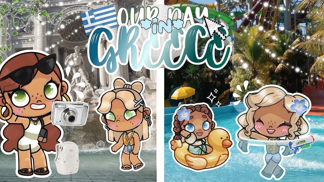 Один день в Греции! 🌊🏛️ // озвучка 📢 // Ролевая игра по миру Аватара 🌏