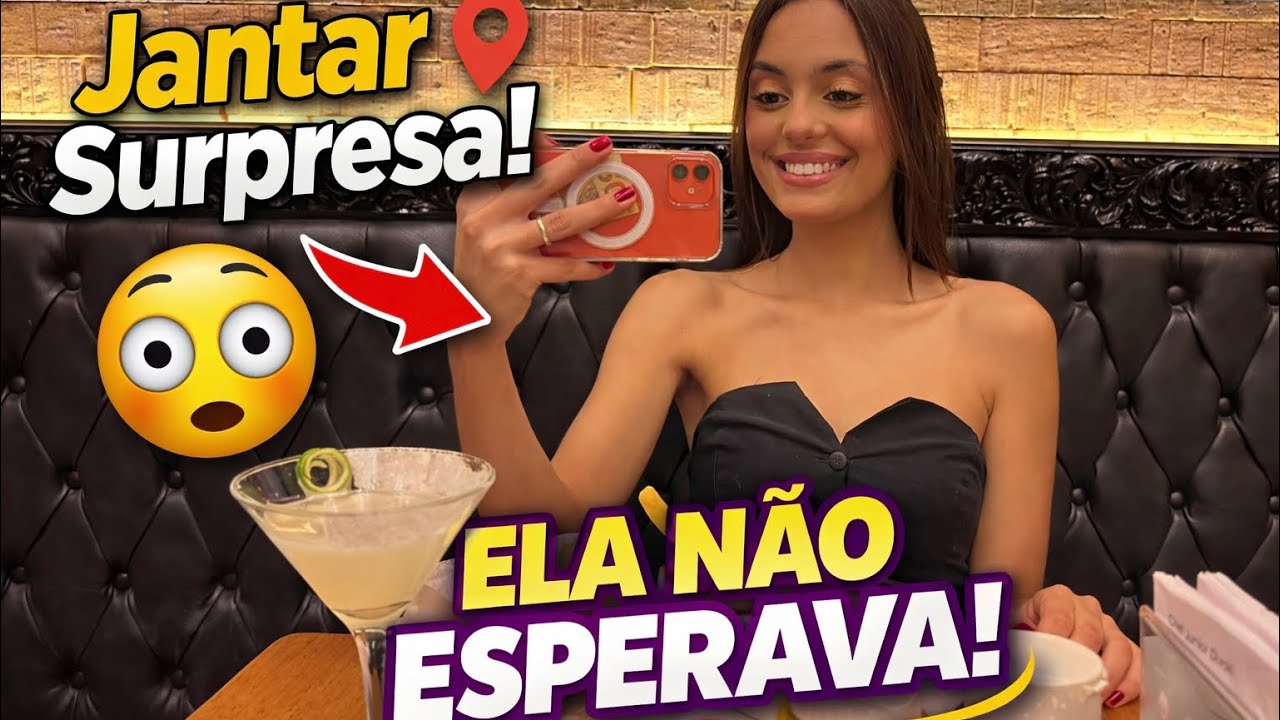 Levei Minha Namorada Para Um Jantar Romântico em Um Lugar Que Ela Não Esperava… ❤️