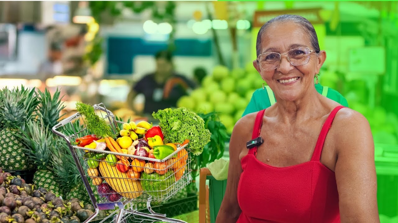 DONA ANA CARVOEIRA NO SUPERMERCADO FAZENDO COMPRAS❤️