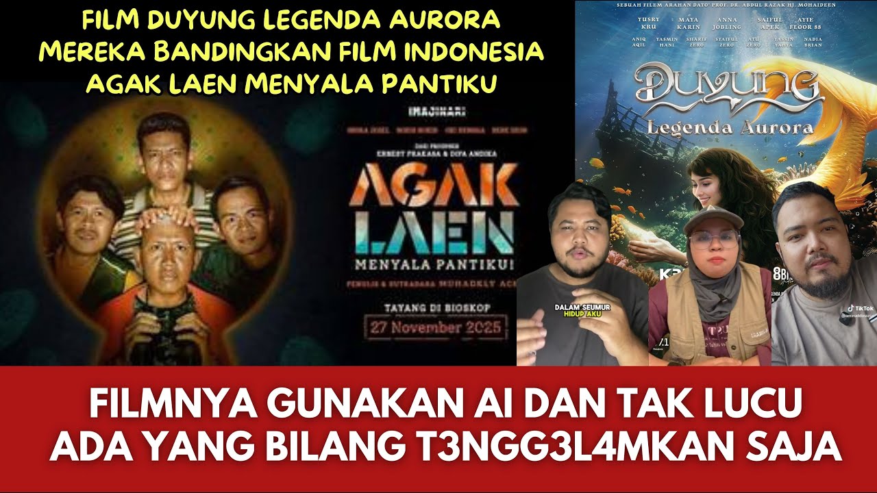 FILMNYA TAK LUCU & GUNAAKAN AI - ADA YG BILANG T3NGG3L4MKAN SAJA
