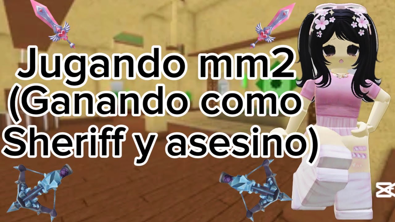Jugando mm2 (ganando como sheriff y asesina) 🫣👍🥳