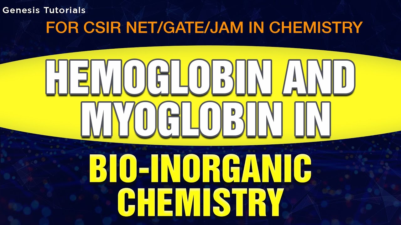 Hemoglobin and Myoglobin in Bio Inorganic Chemistry for CSIR NET/GATE/JAM EXAM in Chemistry Hindi