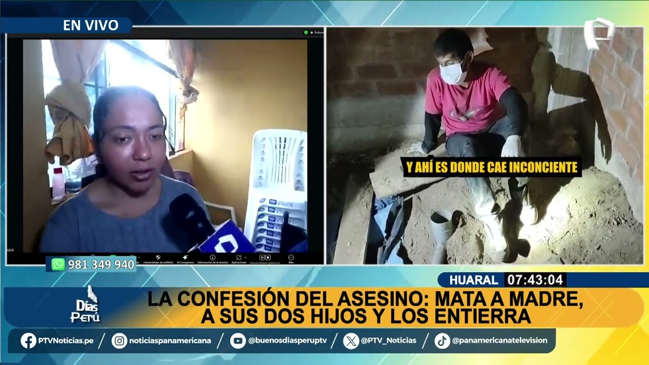 Hombre envenenó y enterró viva a su expareja junto a sus dos hijos en Huaral: esta es su confesión