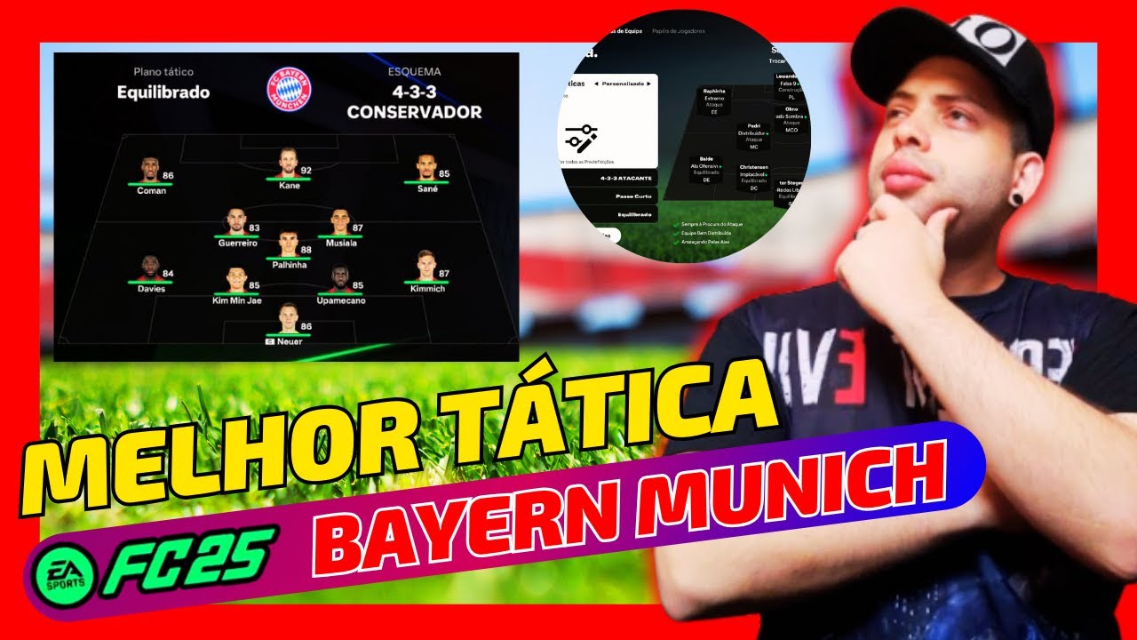 EA FC 25 | A MELHOR FORMAÇÃO TÁTICA BAYERN DE MUNIQUE #fc25 #taticas