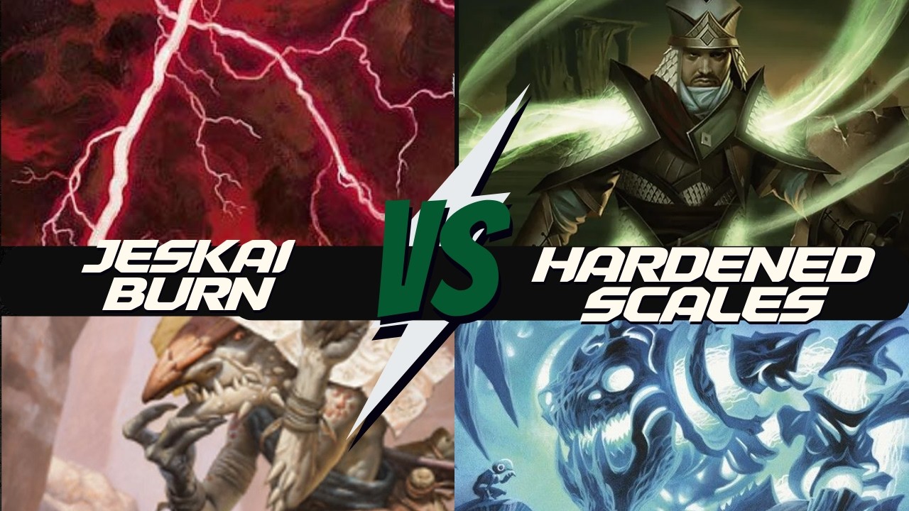 Jeskai Burn vs Hardened Scales Modern Gameplay