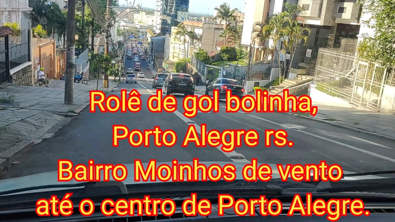 Rolê de gol bolinha,Bairro Moinhos de vento Porto Alegre,até centro de Porto Alegre RS.