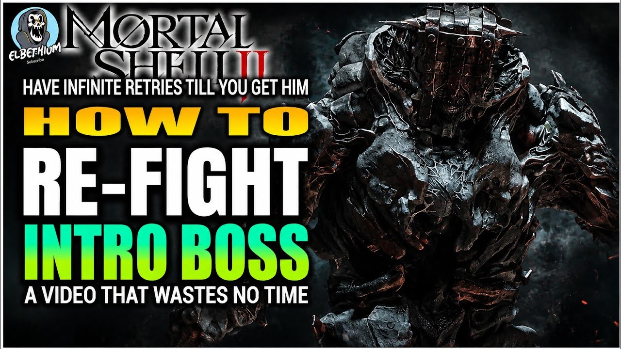 HOW TO RE-FIGHT Tar Golem Intro Boss GUIDE | Mortal Shell 2