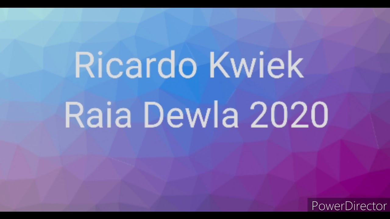 Ricardo Kwiek Raia Dewla 2020