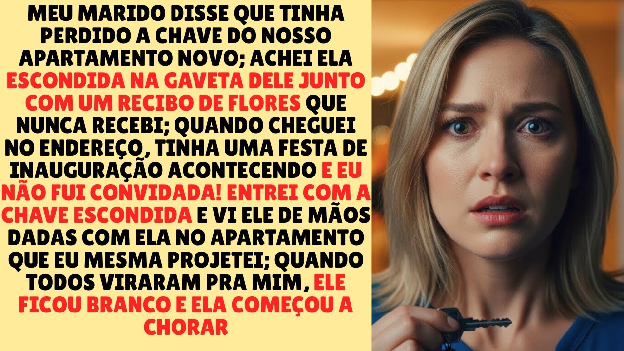 Ele escondeu a amante no apartamento novo… até eu aparecer na inauguração com a chave escondida.