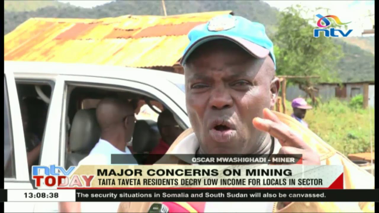 Taita Taveta residents decry low income for locals in mining sector