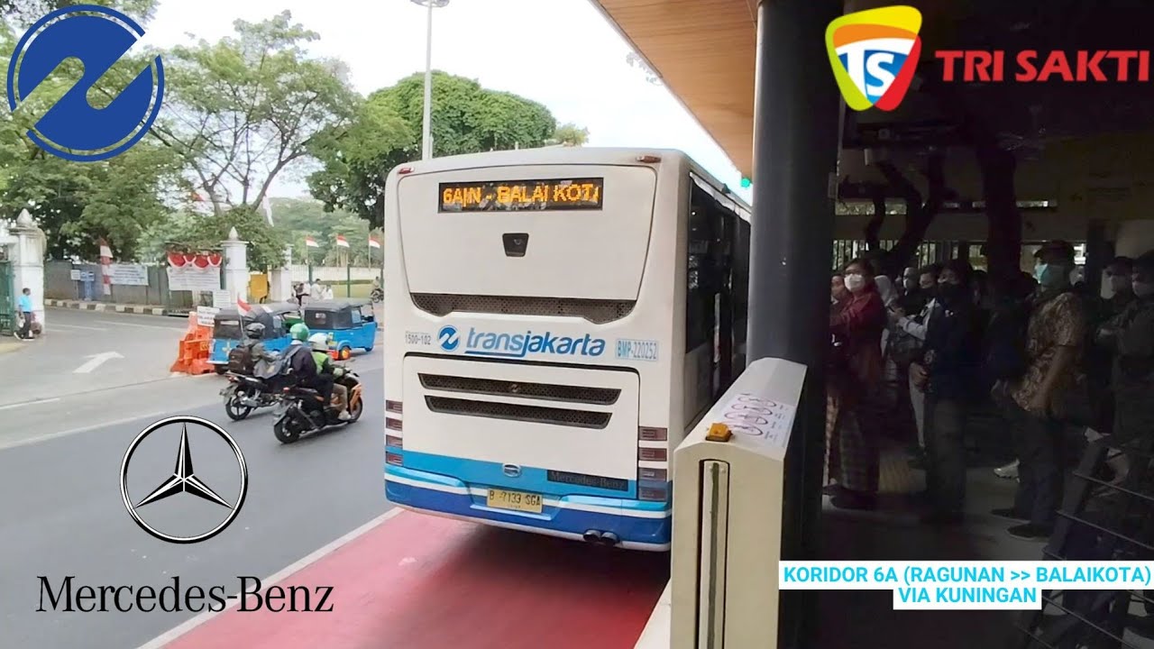 ⚪[TRIP] TransJakarta MB OH-1626L AT Trisakti Transliner 2 (BMP-220252) (PEJATEN - BALAIKOTA)