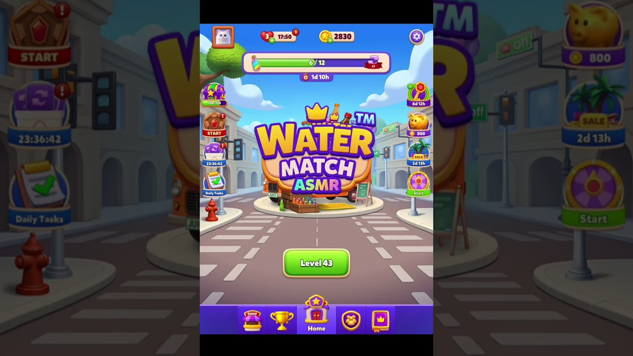 Water Match ASMR Level 41-42-43-44-45