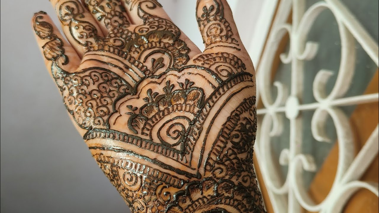 Step by step easy mehndi design full hand 👌❣️💫 