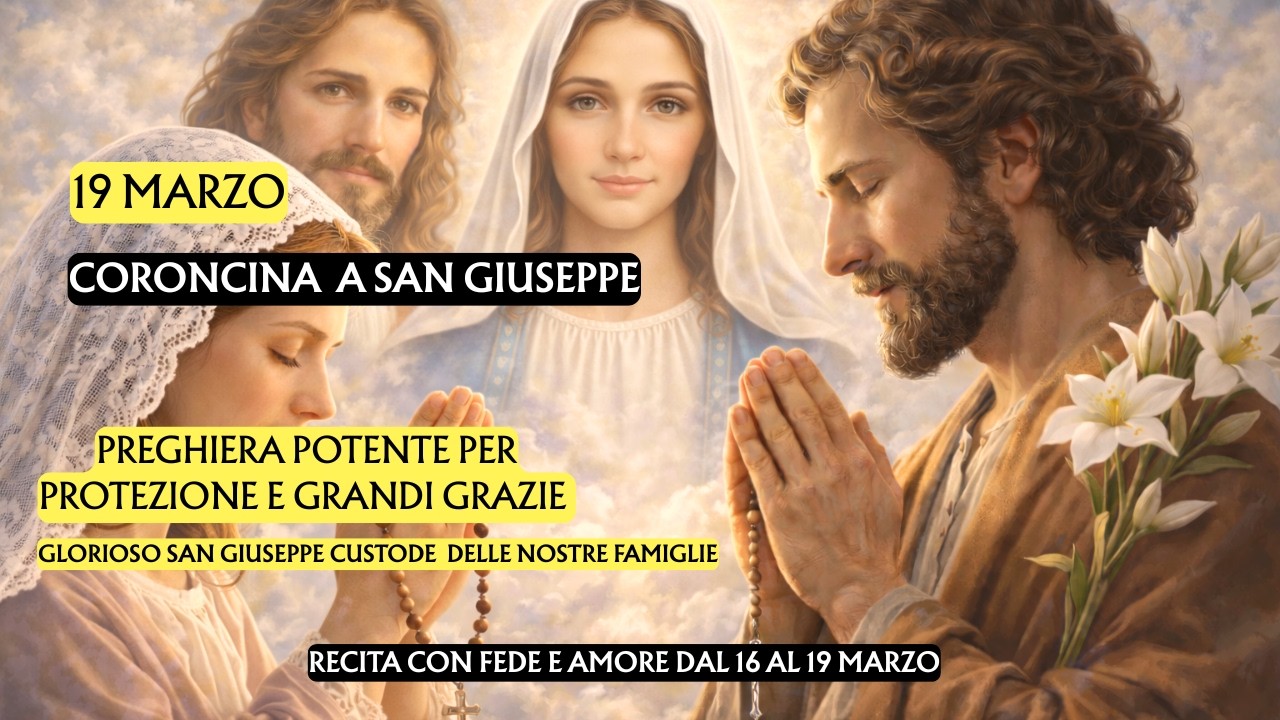 📿Coroncina a San Giuseppe | Preghiera potente per protezione e grandi Grazie