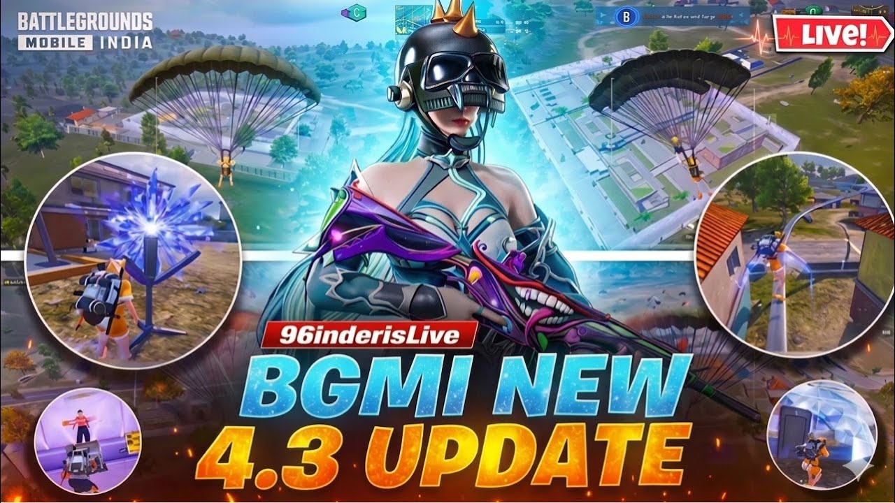 BGMI Live EXPLORING new 4.3 update🔥 #shortsfeed #bgmilive #bgmilive #96inderislive@96inderislive