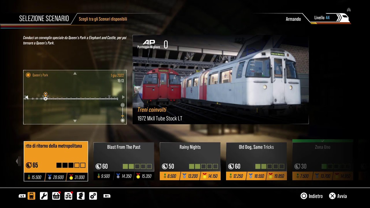 Tws2 in singolo testando i treni