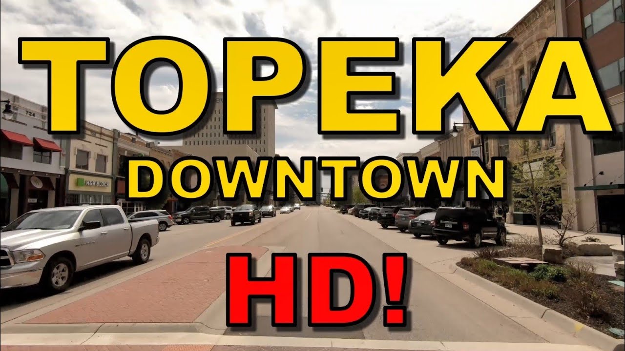 Downtown Topeka Kansas in HD! - Driving Tour -