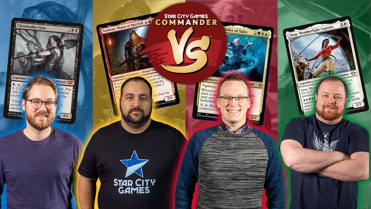 Commander VS: Ghoulcaller Gisa VS Torbran VS Chulane VS Sisay [From SCGCON]