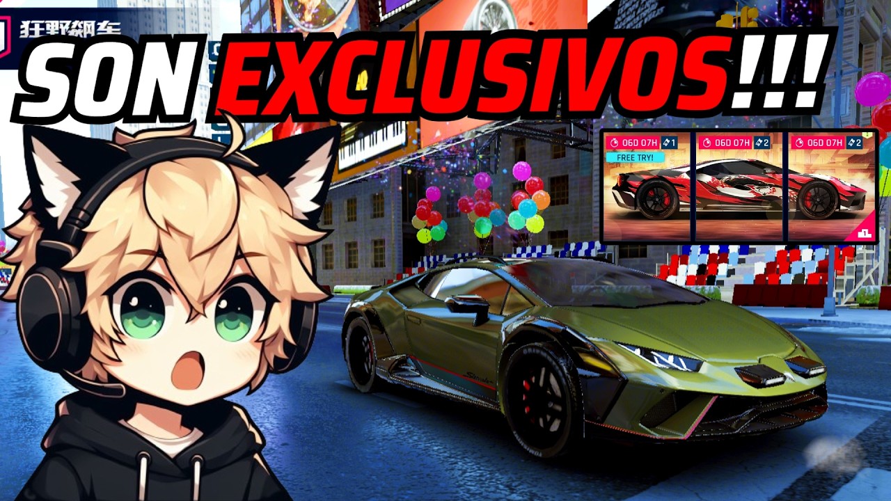 PROBANDO LOS AUTOS EXCLUSIVOS DE ASPHALT 9 CHINA