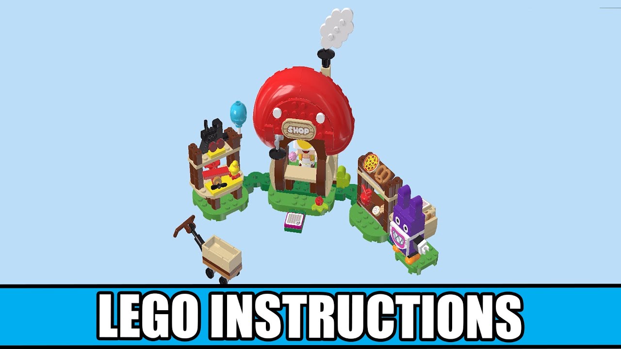 LEGO 71429 Instructions - Expansion Set - Nabbit at Toad's Shop - Super Mario