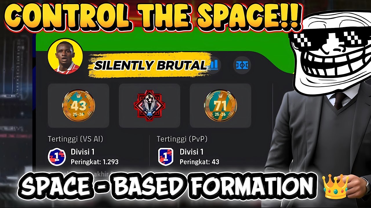Alasan Formasi 4-2-1-3 Modifikasi Ini Kuat Tanpa Harus Dominasi Bola 👑 eFootball 2026