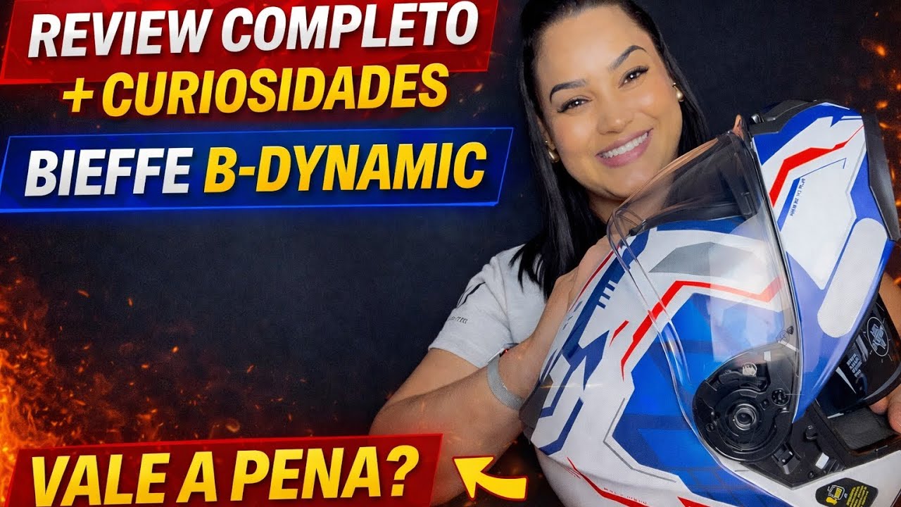 Review completo e curiosidades sobre o capacete BIEFFE bynamic 