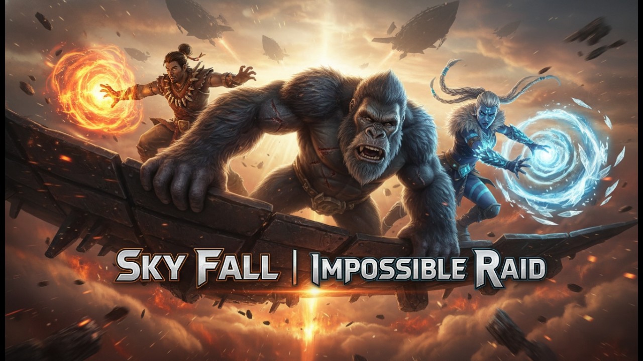 AI Cinematic Action: The Sky Fortress & Aerial Battle Kong, Tian Sky Fleet Unleashed