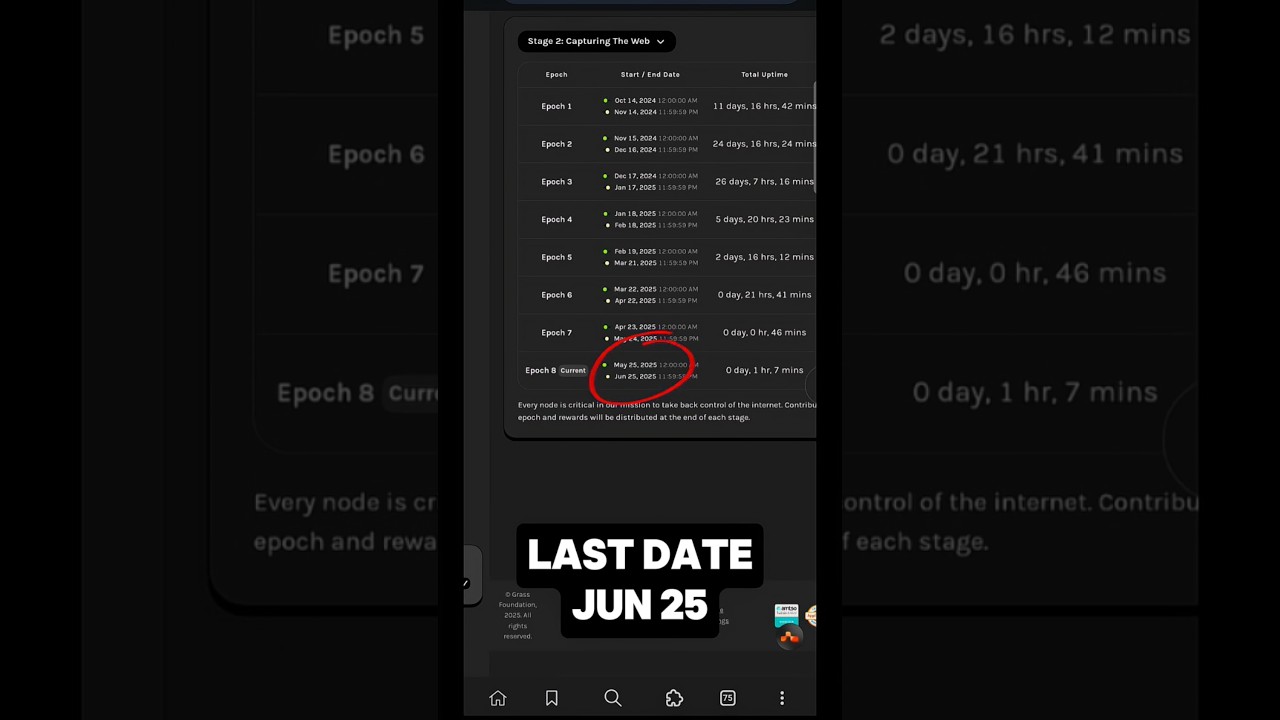 How Much Is Your Grass Epoch 7 Balance ?🤔 #grass #airdrop #testnet