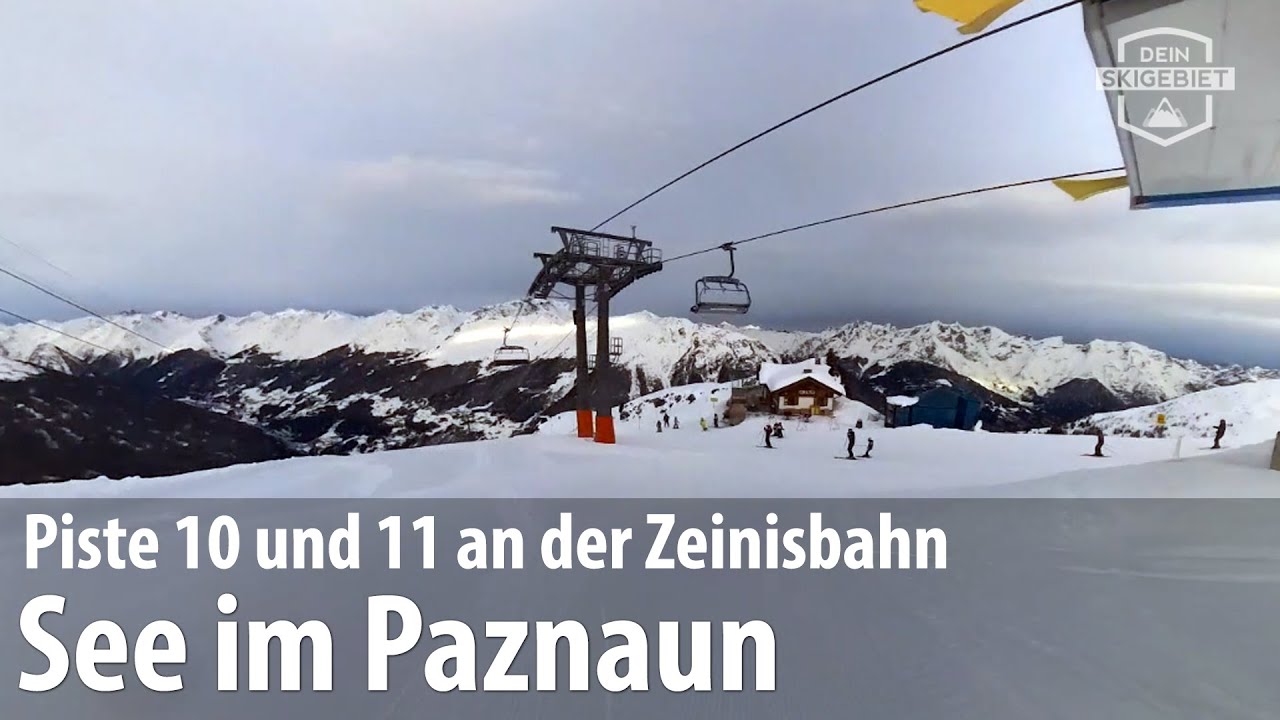 See im Paznaun: Blaue und schwarze Piste an der Zeinisbahn