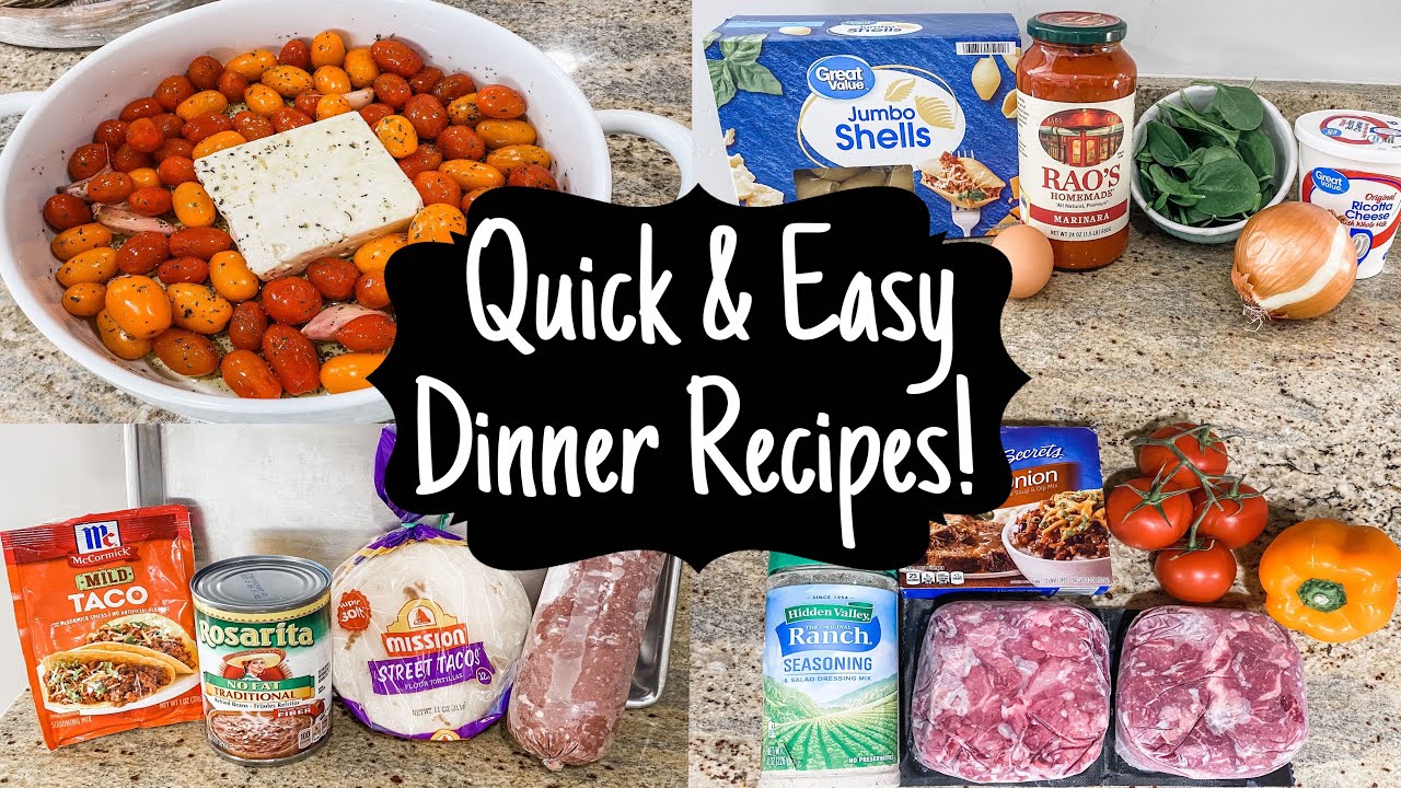 WHAT'S FOR DINNER? | 6 of the EASIEST Time-Saving Meals! | Tasty Recipes • Julia Pacheco