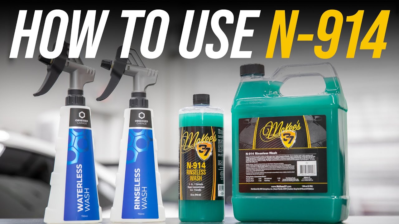 OG Rinseless Wash Method - Using McKee's N-914