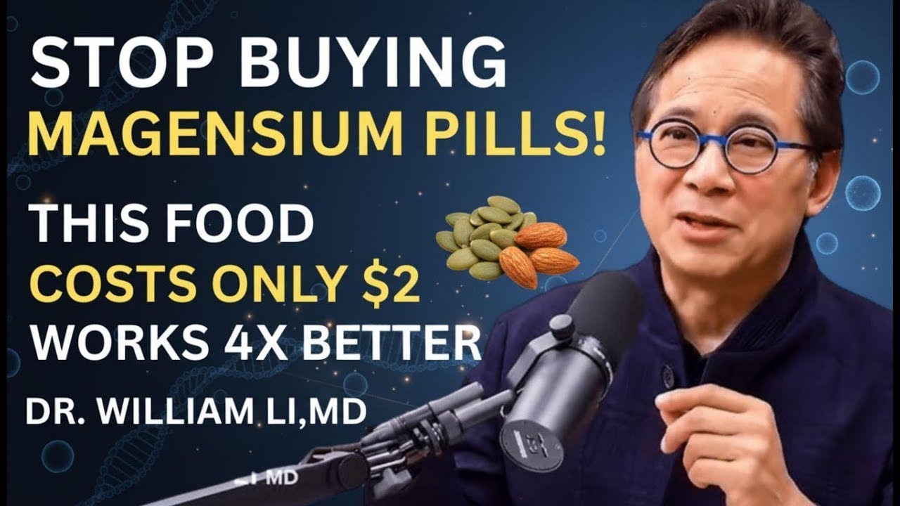 Stop Buying Expensive Magnesium Pills! This $2 Food Works 4x Better | Dr. William Li