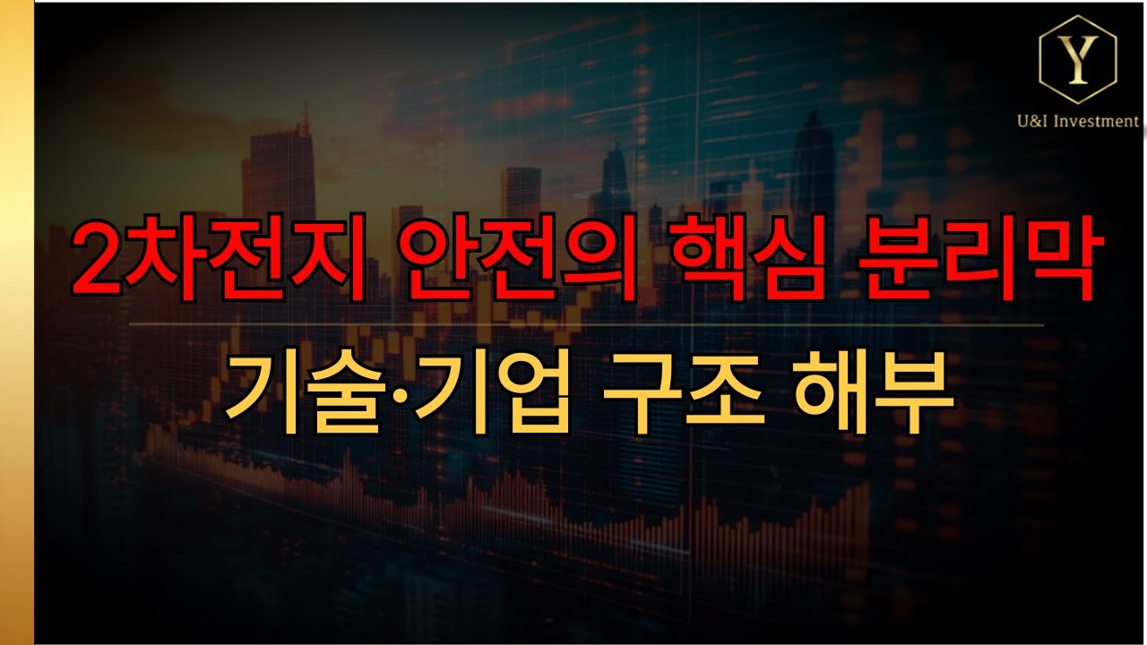 2차전지 안전의 척도: 분리막 기술 완벽 해부 (SK아이이테크놀로지, 더블유씨피WCP, 피엔티PNT 핵심 경쟁력)