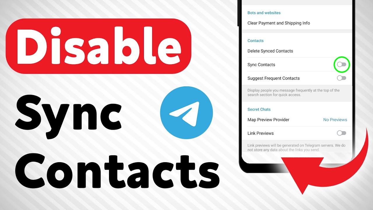 How to Disable Synchronize Contacts On Telegram (Updated)