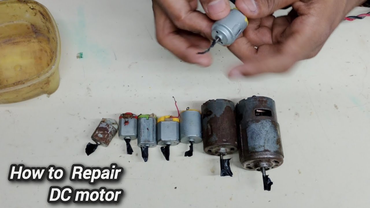 How to repair DC motor at home and All DC motors Testing #viral 