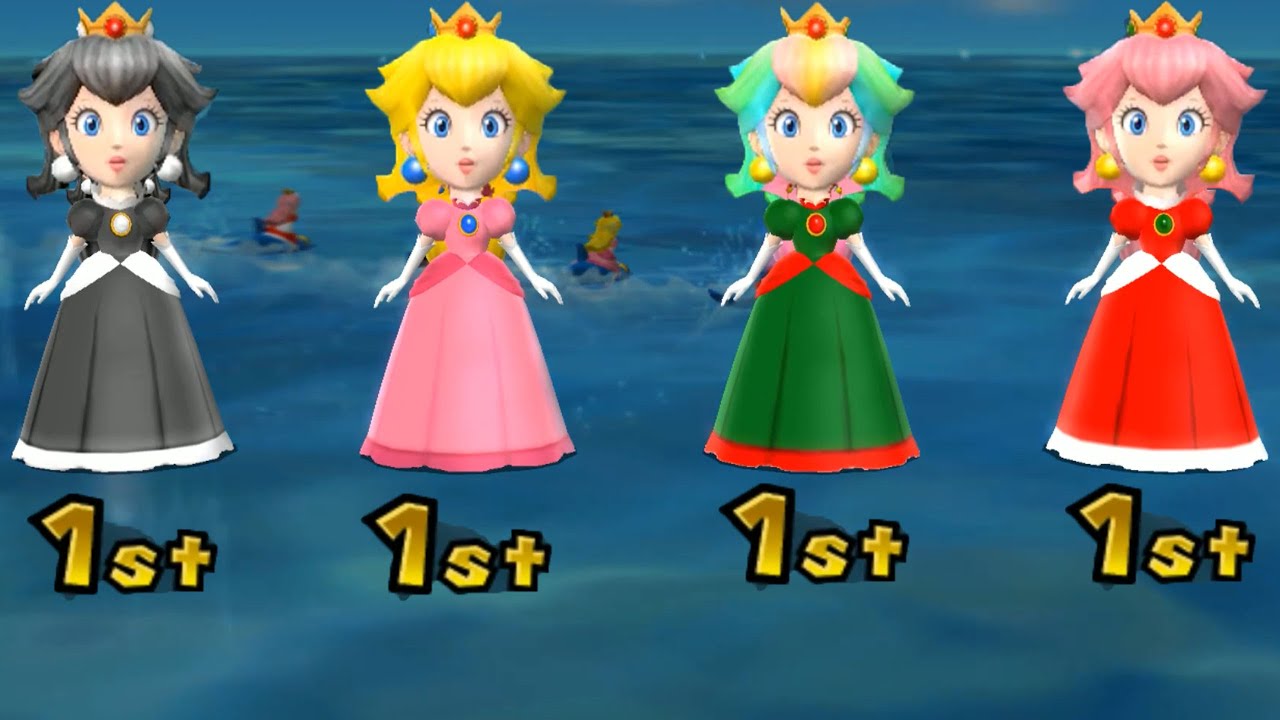 Mario Party 9 Mod - Peach Vs Luigi Vs Mario Vs Daisy #Marioparty9Mod