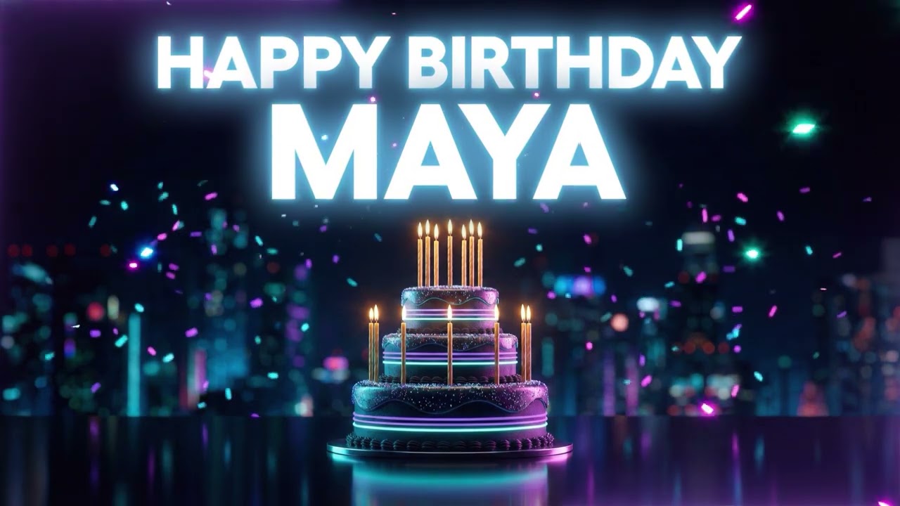 Happy Birthday Song for Maya ✨ Original Party Version