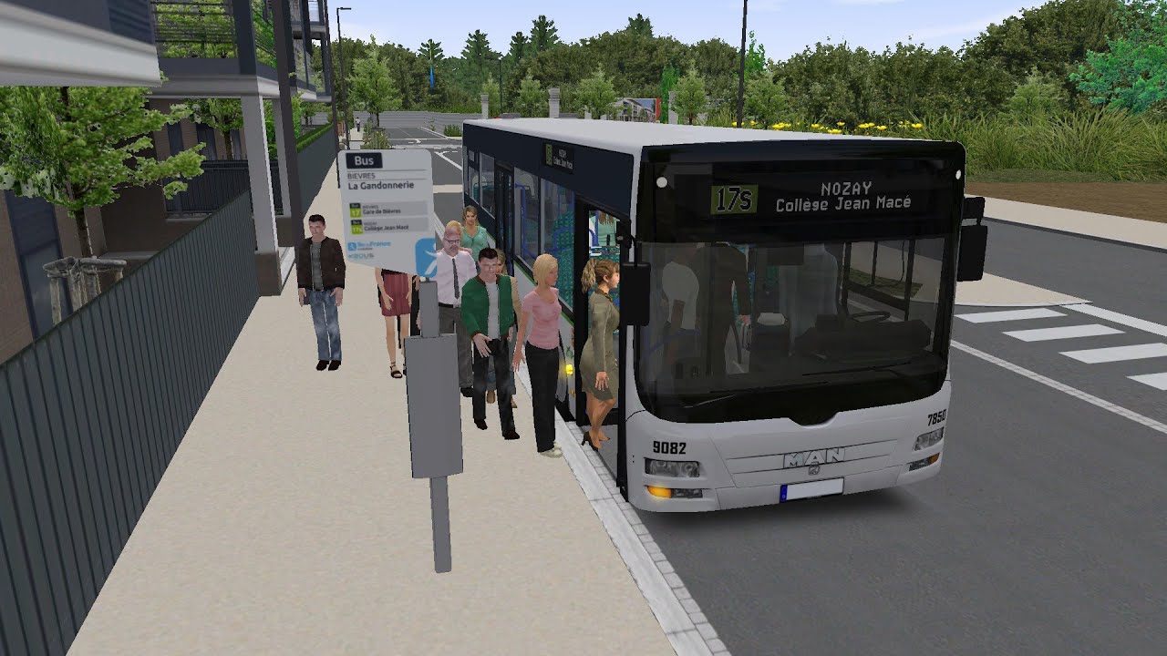 OMSI 2 | Ligne 17s | MAN A47 Lion's City TAN | Grand-Paris-Moulon
