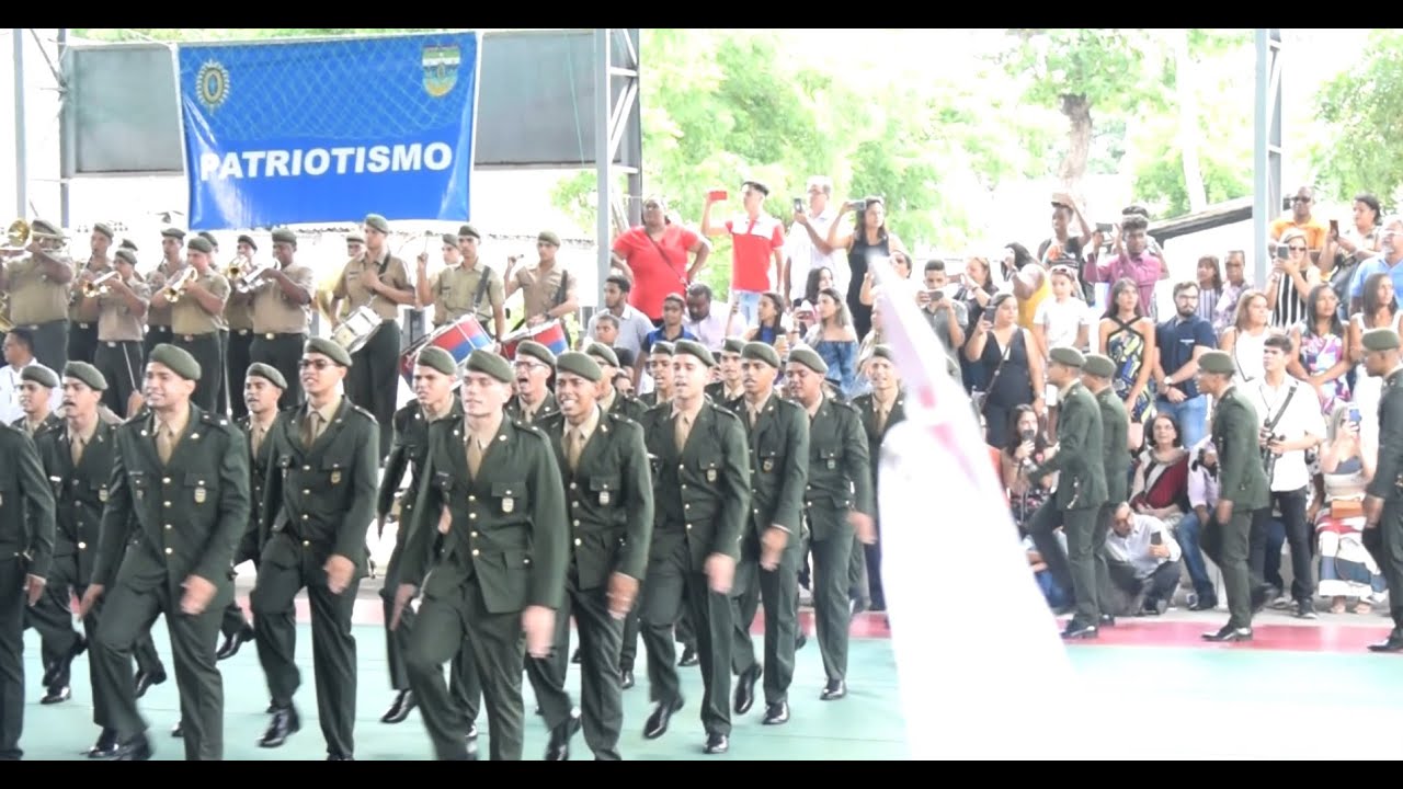 Entrada dos Aspirantes formatura CPOR RECIFE 2019