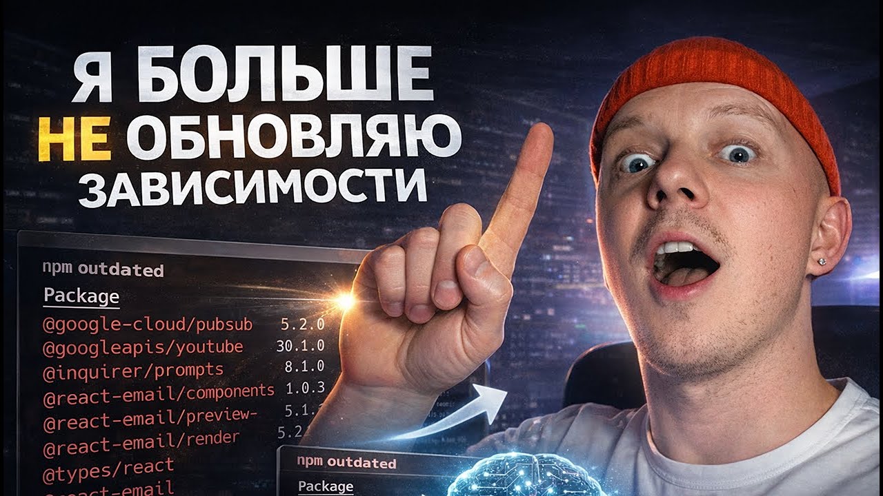 Я БОЛЬШЕ НЕ ОБНОВЛЯЮ ЗАВИСИМОСТИ — ЗА МЕНЯ ЭТО ДЕЛАЕТ AI-АГЕНТ
