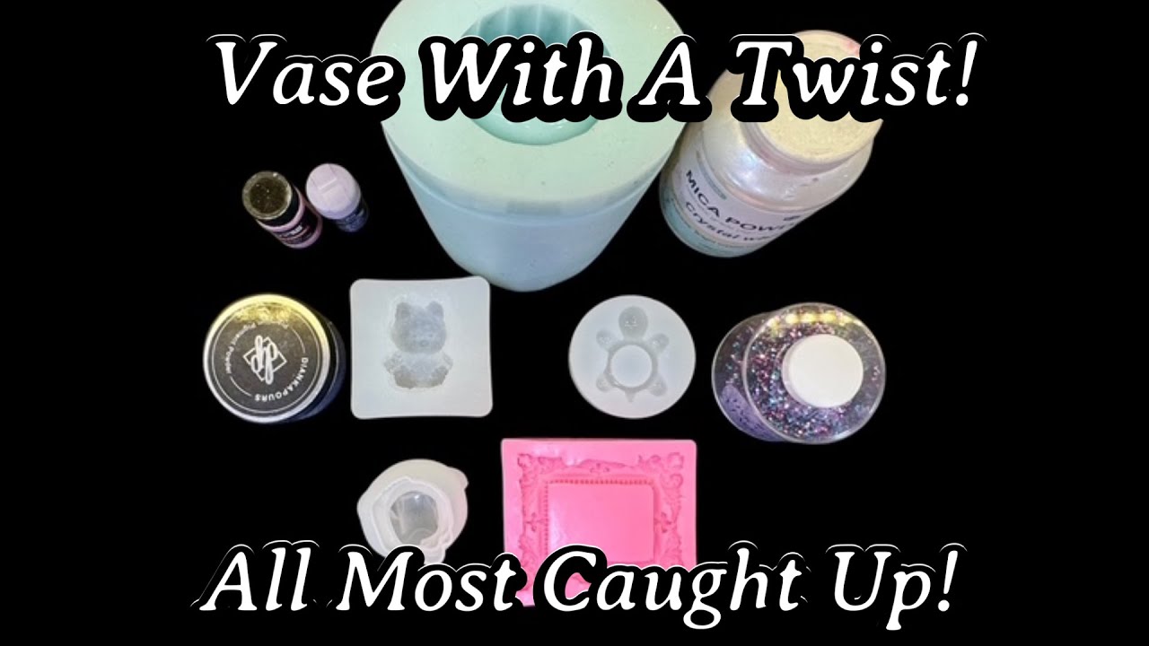 #913 Resin Vase With A Twist!! Almost Caught Up On Orders!