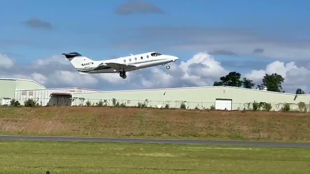 Beechjet/Hawker 400XP Takeoff KAJR
