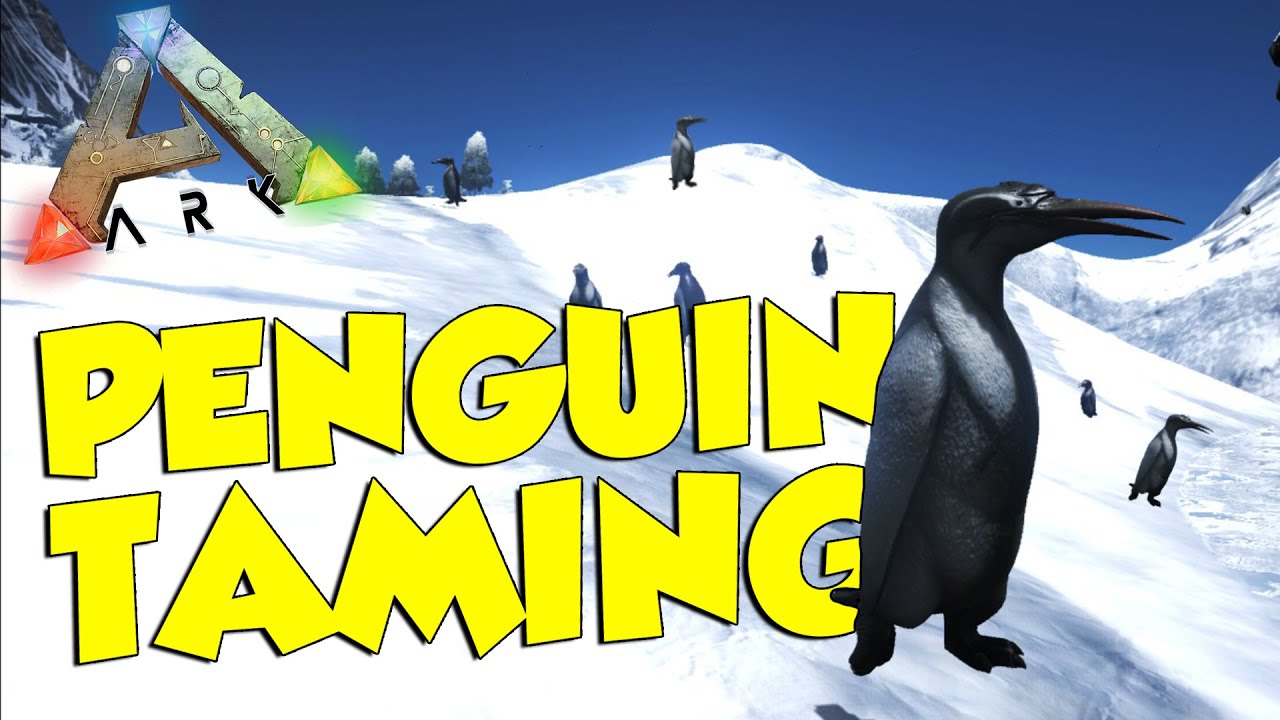 ARK Survival Evolved Gameplay - Kairuku PENGUIN Taming and Breeding (How to Tame Penguins)