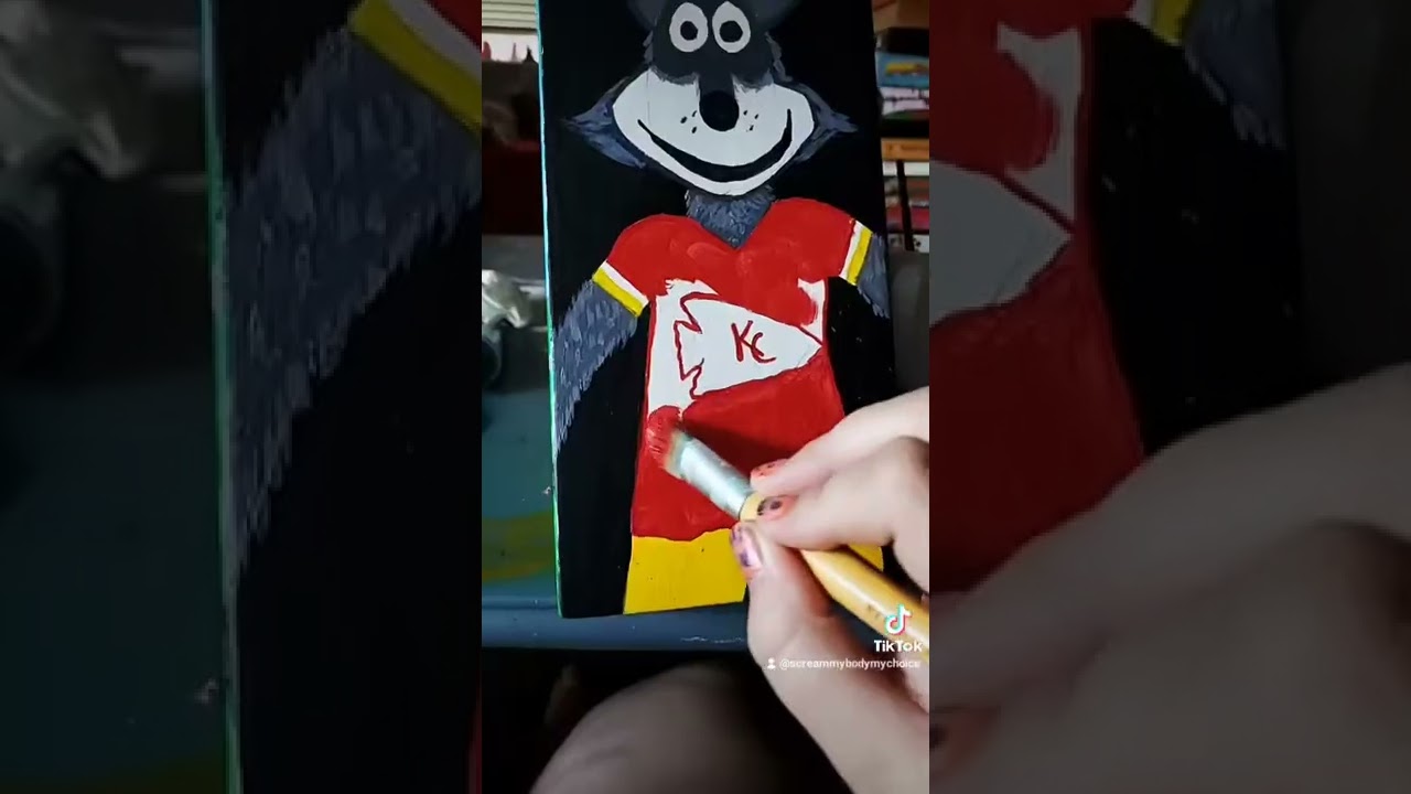 Southern Belle Unboxing DIY Repurposed Art: Custom Knife Block KC Chiefs